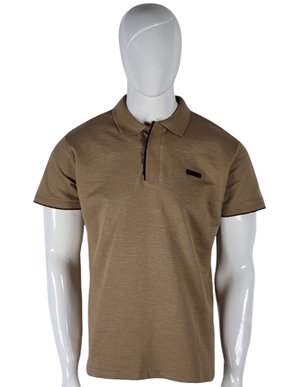 Camisa Polo Manga Curta Masculina Adulto 29.08.1069 Gangster Marrom