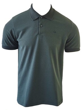 Camisa Polo Masculina Adulto Casual Slim 7494035 Ogochi Verde Musgo
