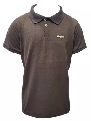 Camisa Polo Masculina Juvenil  10/16 63.56.0236 Gangster Marrom