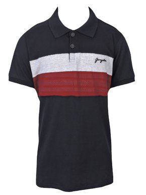 Camisa Polo Masculina Juvenil Manga Curta 63.41.0141 Gangster Preto