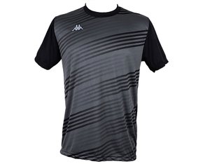 Camiseta Masculina Adulto Manga Curta Aston Listra KP2118019 Kappa Preto