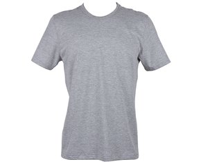 Camiseta Masculina Adulto Manga Curta Lisa 0299 Hering Cinza Mescla