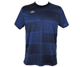Camiseta Masculina Adulto Manga Curta Maggio Listras KP2118009 Kappa Azul e Royal