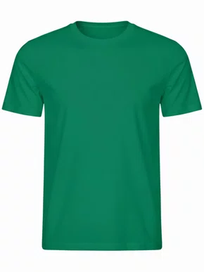 Camiseta De Algodão Unissex HT102 Har Têxtil Esmeralda