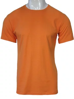Camiseta De Algodão Unissex HT102 Har Têxtil Laranja