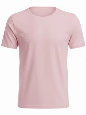 Camiseta De Algodão Unissex HT102 Har Têxtil Rose