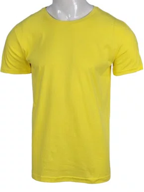 Camiseta De Algodão Unissex Tamanho Especial HT103 Har Têxtil  Amarelo