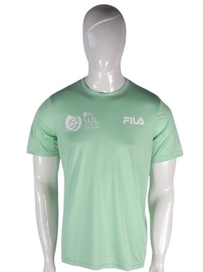 Camiseta Dry Beach Tennis Masculina Adulto F11TN00502 Fila Verde