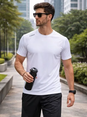 Camiseta Dry Fit Essential OFMWT26610 Olympikus Branco