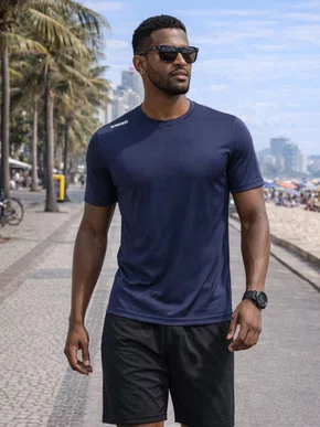 Camiseta Dry Fit Essential OFMWT26610 Olympikus Marinho