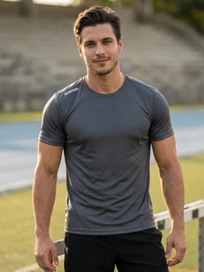 Camiseta Dry Fit Essential OFMWT26610 Olympikus Cinza