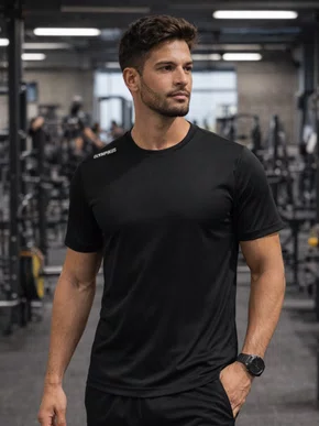 Camiseta Dry Fit Essential OFMWT26610 Olympikus Preto