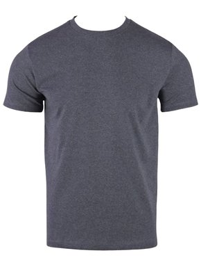 Camiseta Básica Manga Curta Masculina Adulto CBEM-100 Blue Bay/Concept Preto Mescla