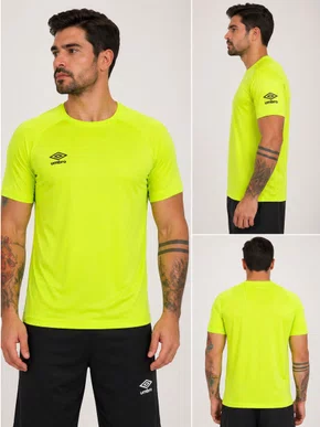 Camiseta Manga Curta Masculina Legacy U11TW00432 Umbro Verde Lima