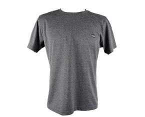 Camiseta Masculina Adulto Decote Redondo Lisa  Detalhe Logomarca 26803 Fatal Grafite