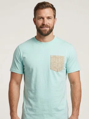 Camiseta Masculina Adulto Dolce Vita F11HT00240 Fila Azul Bebê