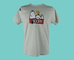 Camiseta Masculina Adulto Estampa Snoopy 10.16.0334 Gangster Mescla