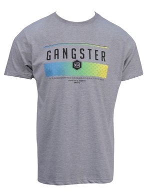 Camiseta Masculina Adulto Manga Curta Com Estampa 10.16.3143 Gangster Mescla