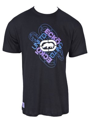 Camiseta Masculina Adulto Manga Curta Estampa Frontal J217A Ecko Unlimited Preto