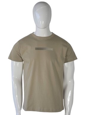 Camiseta Masculina Adulto Manga Curta Detalhe Listras 10.16.4178 Gangster Areia