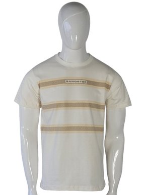 Camiseta Masculina Adulto Manga Curta Detalhe Logo Emborrachado 10.16.4161 Gangster Off White