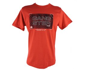 Camiseta Masculina Adulto Mnaga Curta Estamoa Logomarca 10.16.0413 Gangster Vermelho
