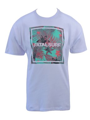 Camiseta Masculina Adulto Manga Curta Estampada 29257 Fatal Branco