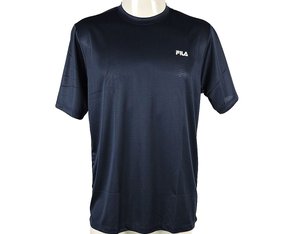Camiseta Masculina Adulto Manga Curta Lisa DM170 Fila Marinho