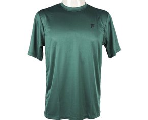Camiseta Masculina Adulto Manga Curta Lisa DM170 Fila Verde Turquesa