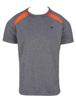 Camiseta Masculina Adulto Manga Curta Fit 11.82.0558 Ninety Eight Mescla e Laranja