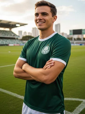 Camiseta Masculina Adulto Palmeiras 1914 ll 9925042 Betel Verde