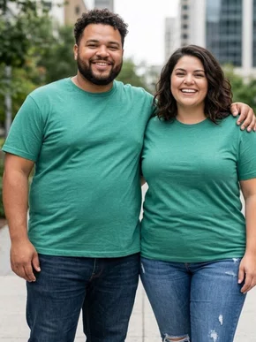 Camiseta Masculina Adulto Tamanho Especial Manga Curta Lisa Har2 Har Têxtil Selva