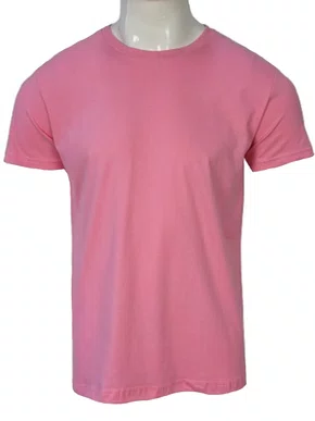 Camiseta De Algodão Tamanho Especial  HT103 Har Têxtil Rosa