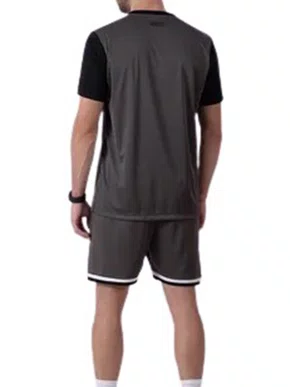 Camiseta Vasco Masculina Adulto Matriz 2006890J3 Braziline Chumbo