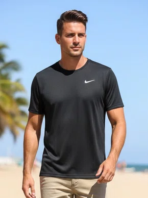 Camiseta Masculina Dry Fit DV9315 Nike Preto