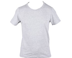 Camiseta Masculina Infantil 2-8 Manga Curta Lisa 5CMU Hering Kids Cinza