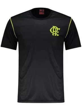 Camiseta Masculino Adulto Flamengo Ser 100724302 Braziline Preto