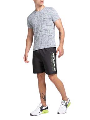 Camiseta Slim Com Dry Masculina Adulto Estampada 1000110006 Enfim Cinza