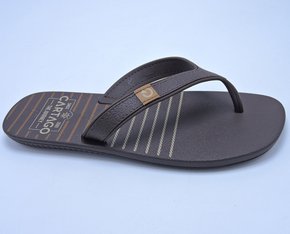Chinelo Masculino Adulto Dakar 10738 Cartago Marrom E Marrom