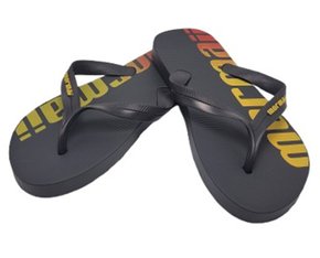 Chinelo Masculino Adulto Tropical 11936 Mormaii Preto, amarelo e vermelho