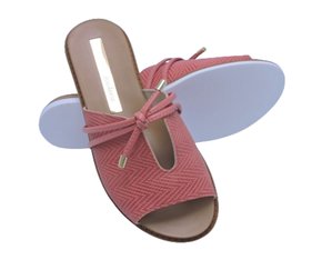 Chinelo Rasteira Feminino Adulto Detalhe Laço 5443.116 Moleca Rose
