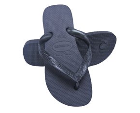 Chinelo Unissex Adulto Top Havaianas Preto