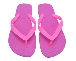 【pink hawaii】 Chinelo Unissex Adulto Top Havaianas Pink Eletric - Malhas Ferju