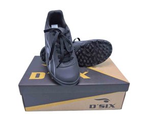 Chuteira Society Masculina Adulto 6201 D'six Preto e Cinza