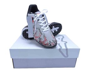 Chuteira Society Masculina Seattle S8510 Kappa Prata e Vermelho