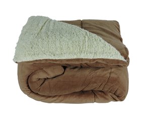 Cobredom Casal 220X240 Sherpa Dupla Face Texfine Rose