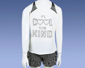 Conjunto Feminino Infantil 4-8 Nadador Liso 10312808 Marisol Marfim e Preto