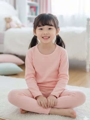 Conjunto Térmico Feminino Infantil  9/10 MM25-90 Nova Rio Rosa