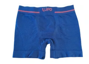 Cueca Boxer Infantil Sem Costura Fio Texturizado 00137 Lupo Marinho