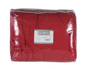 Edredom King Meia Malha Liso 2,50M X 2,80M 48311 La Dotta Vermelho